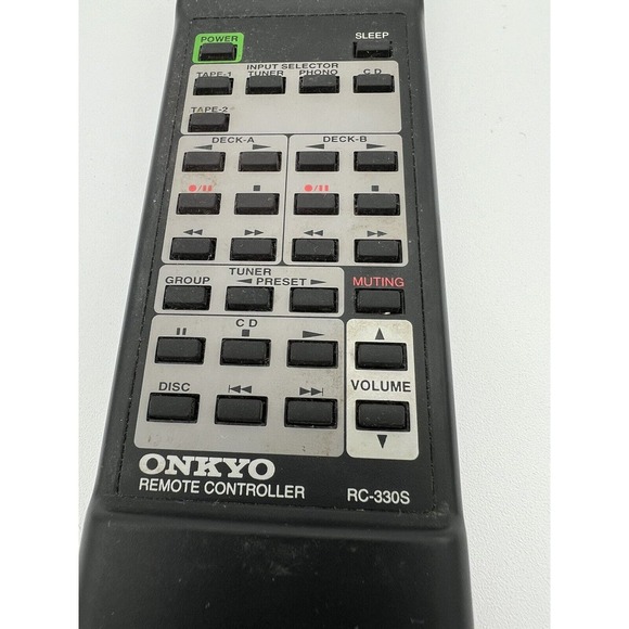 ONKYO RC-330S Genuine OEM Remote Control TX-2100 TX-8011 TX-8211 Good Condition - Picture 3 of 8